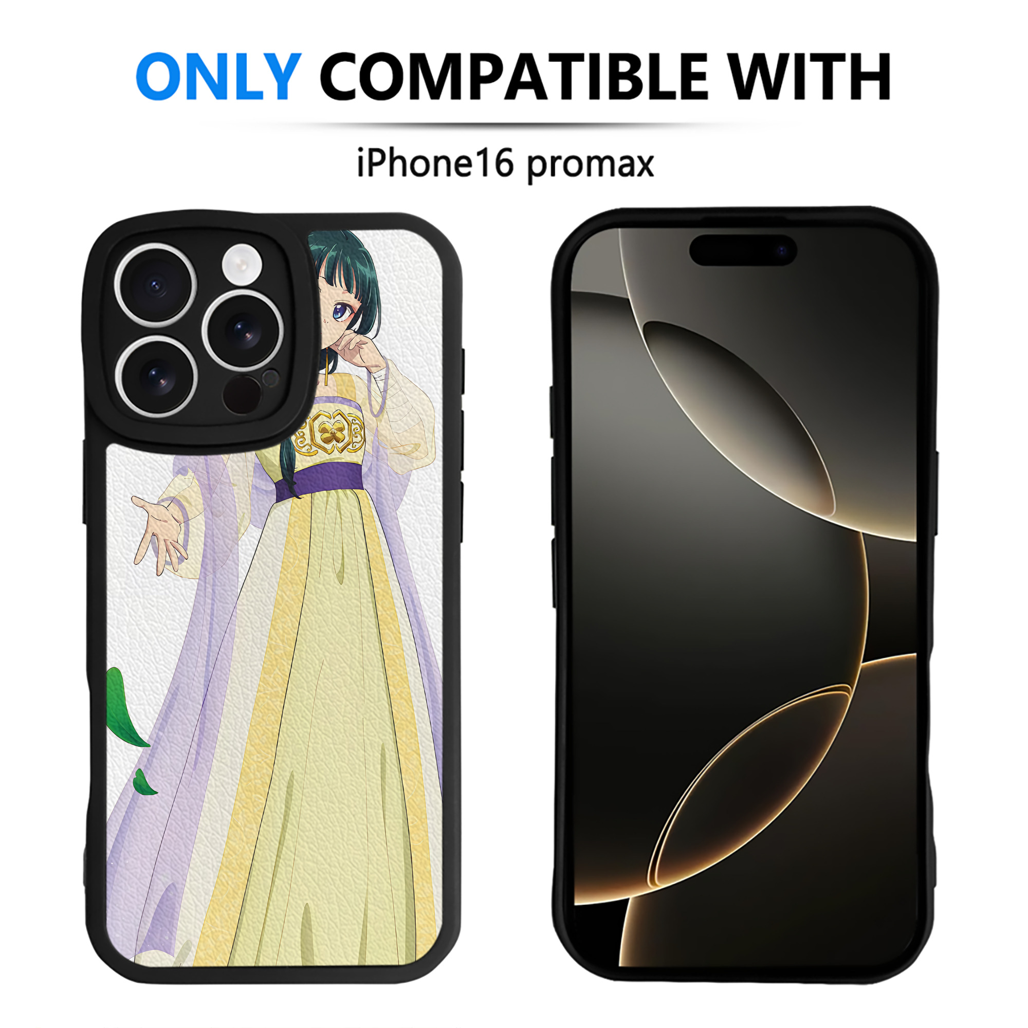 薬屋のひとりごと The Apothecary Diaries 【iPhone 16シリーズ対応】シリコンスマホケース（レザー調） 材質：シリコン
